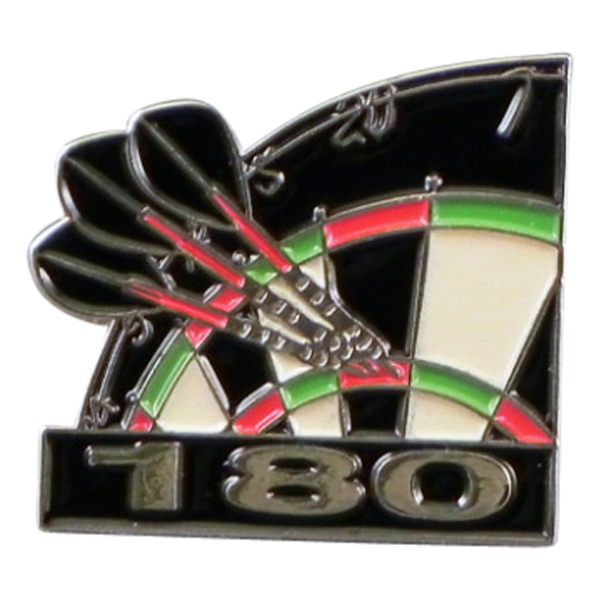 180 Darts Dartboard Sports Metal Enamel Lapel Pin Badge