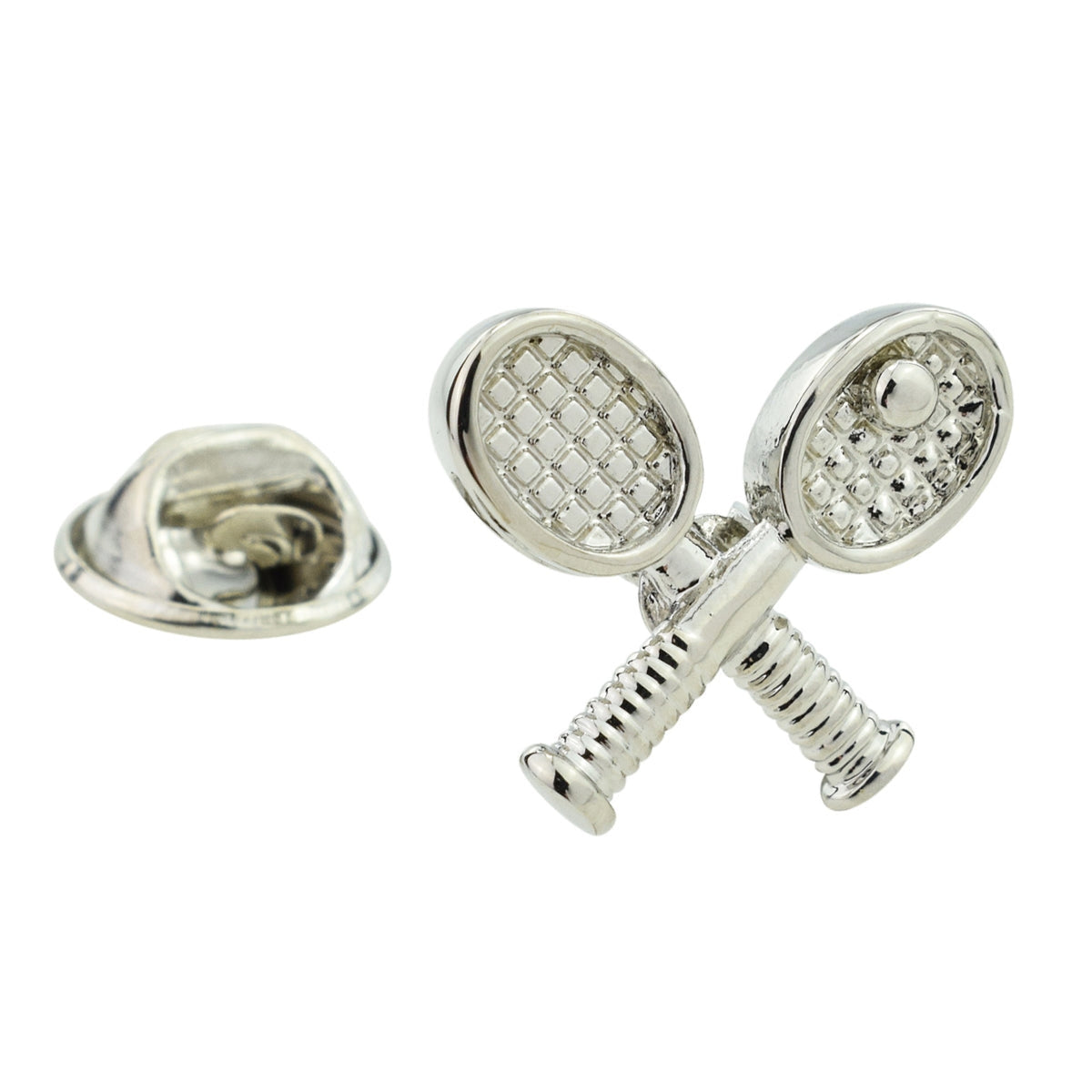 Crossed Tennis Racquets Lapel Pin Badge (AJTP87)