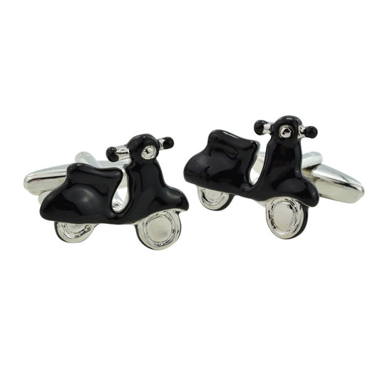 Black Scooter MOD Cufflinks | Ashton and Finch