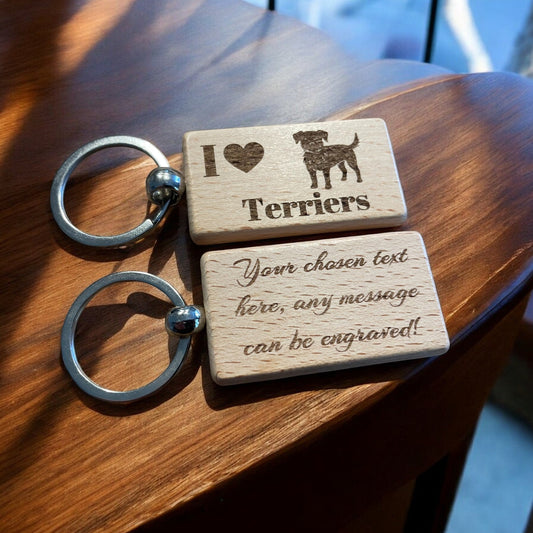 Personalised Terriers Keyring Gift  | Ashton and Finch