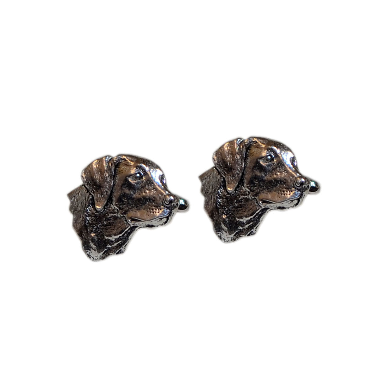 English Made Pewter Dog Labrador Head Cufflinks | Ashton and Finch