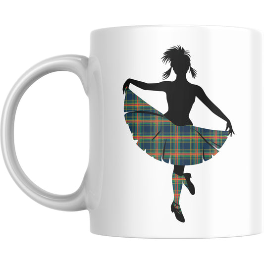 Highland Dancer Mug – Scottish Dance Coffee Cup