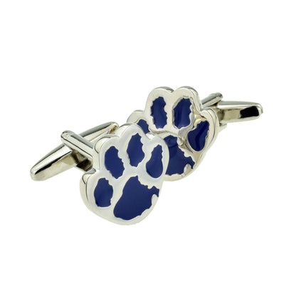 Blue Dogs Paw design Pet Cufflinks | Ashton and Finch