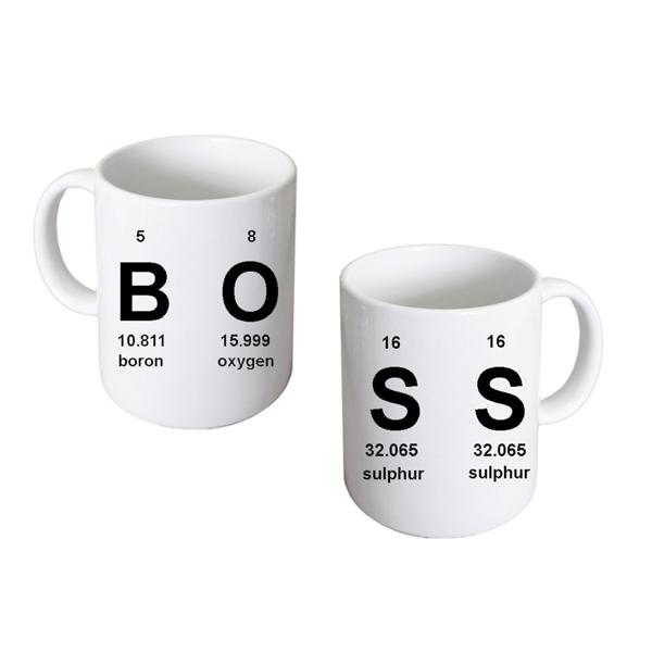 Boss Mug – Periodic Elements Table Coffee Cup | Ashton and Finch