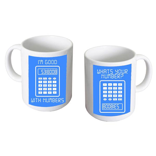 Calculator Mug – Cheeky Boobies Coffee Cup | Ashton and Finch