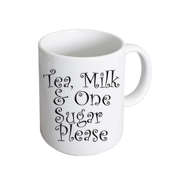 Tea Mug – Milk One Sugar Coffee Cup | Ashton and Finch