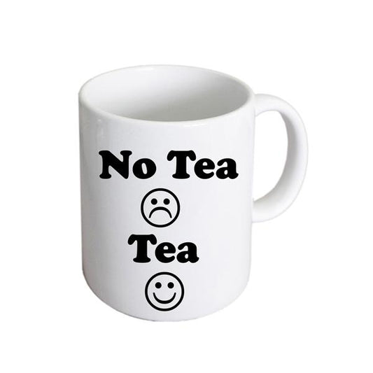 Tea Mug – No Tea Funny Coffee Cup | Ashton and Finch