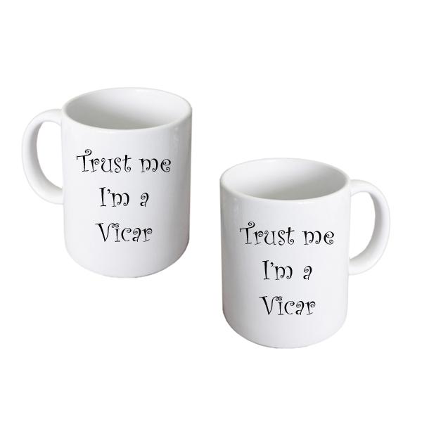 Vicar Mug – Trust Me I’m a Vicar Coffee Cup | Ashton and Finch