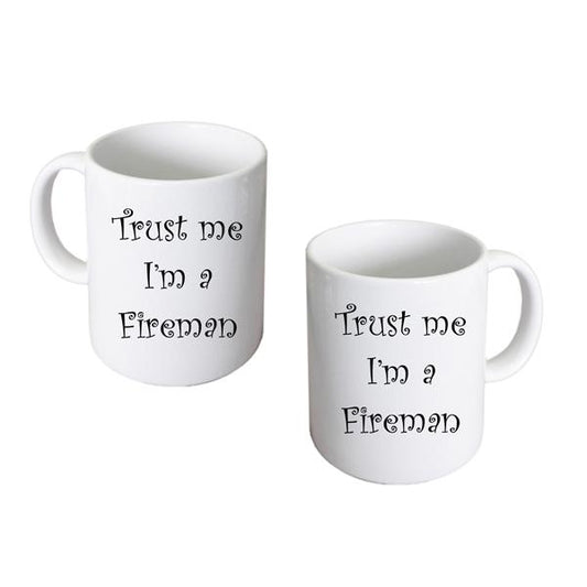 Firefighter Mug – Trust Me I’m a Fireman Coffee Cup | Ashton and Finch