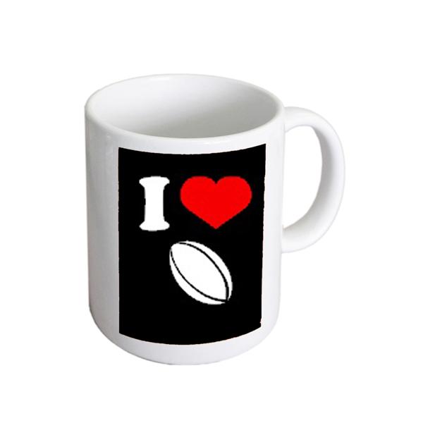 Rugby Mug – I Love Rugby Novelty Cup | Ashton and Finch