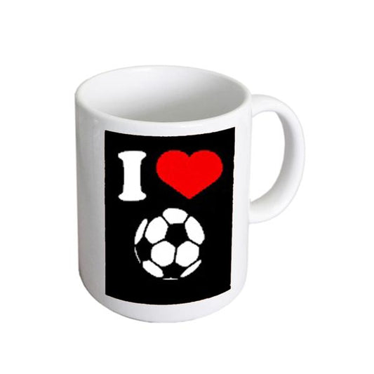 Football Mug – I Love Football Novelty Cup | Ashton and Finch