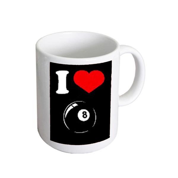 Pool Mug – I Love Pool Novelty Cup | Ashton and Finch