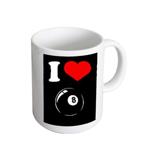 Pool Mug – I Love Pool Novelty Cup | Ashton and Finch