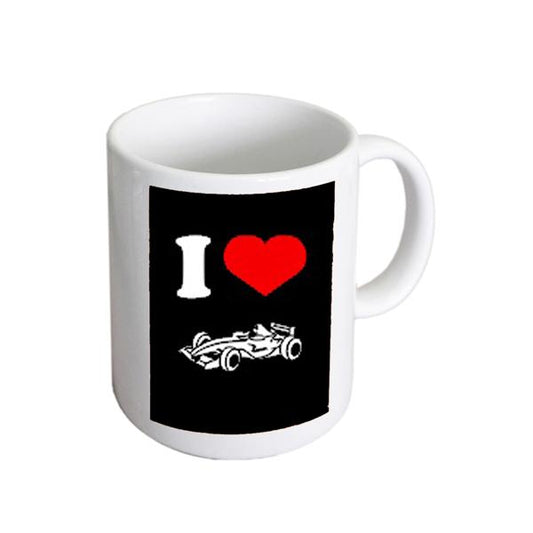Motor Racing Mug – I Love Racing Team Colour Cup | Ashton and Finch