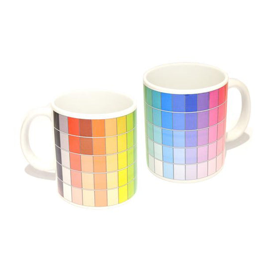 Colour Block Mug – Multi Coloured Panels Cup | Ashton and Finch