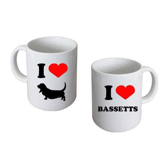 Basset Hound Mug – I Love Bassets Coffee Cup | Ashton and Finch
