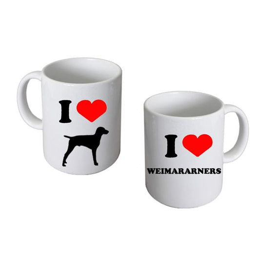 Weimaraner Mug – I Love Weimaraners Coffee Cup | Ashton and Finch
