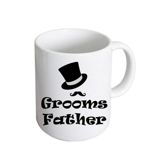 Wedding Mug – Groom’s Father Top Hat and Moustache Cup | Ashton and Finch