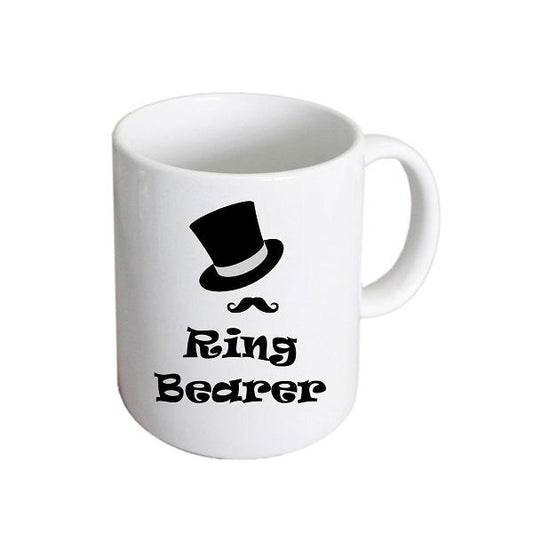 Wedding Mug – Ring Bearer Top Hat and Moustache Cup | Ashton and Finch