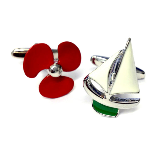 Sailors Cufflink Port/Starboard Set (X2AJ298 + X2NUY015) | Ashton and Finch
