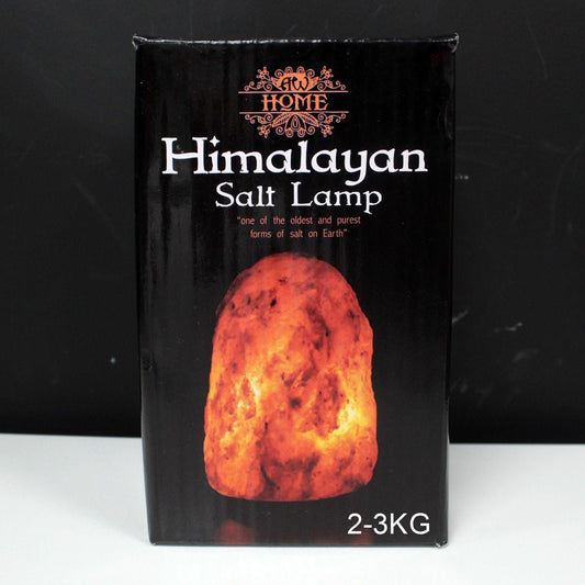 Natural Himalayan Salt Lamp with Base – Approx. 2–3kg