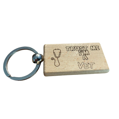 Trust Me, I'm a Vet Keyring Gift  | Ashton and Finch