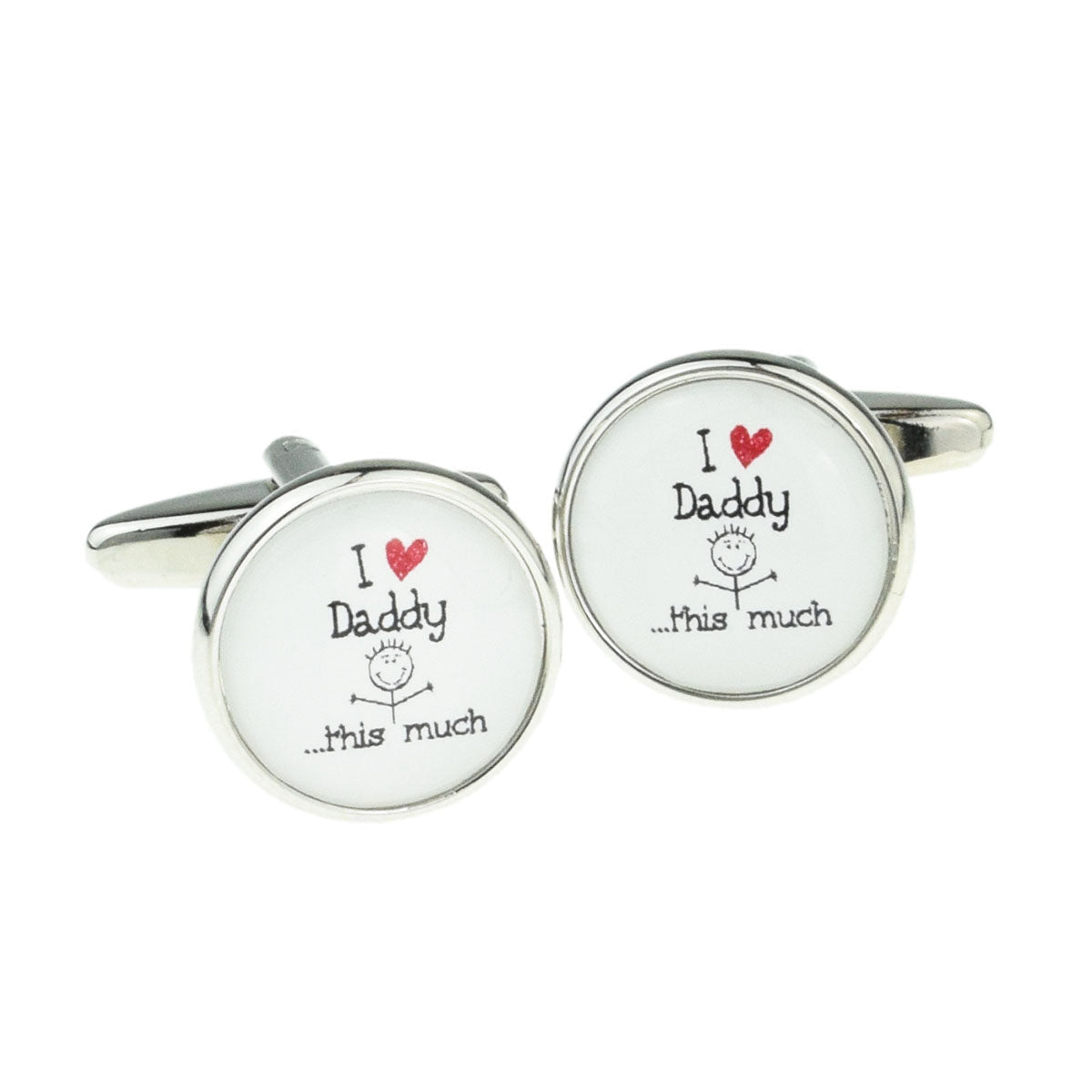 Cute I Love Daddy this Much Cufflinks | Ashton and Finch