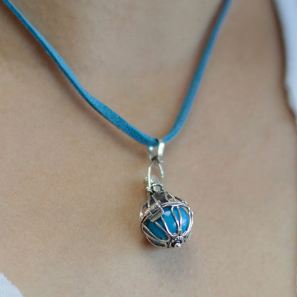 16mm Silver Creativity Angel Bell Necklace