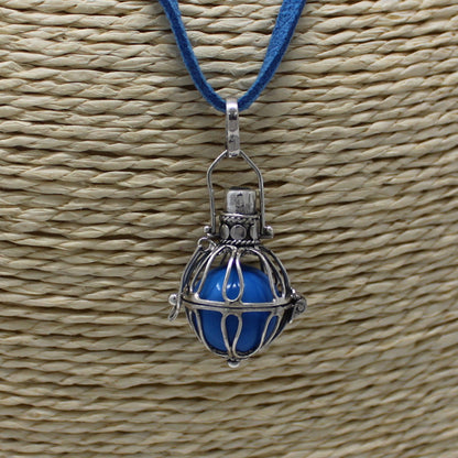 16mm Silver Creativity Angel Bell Necklace
