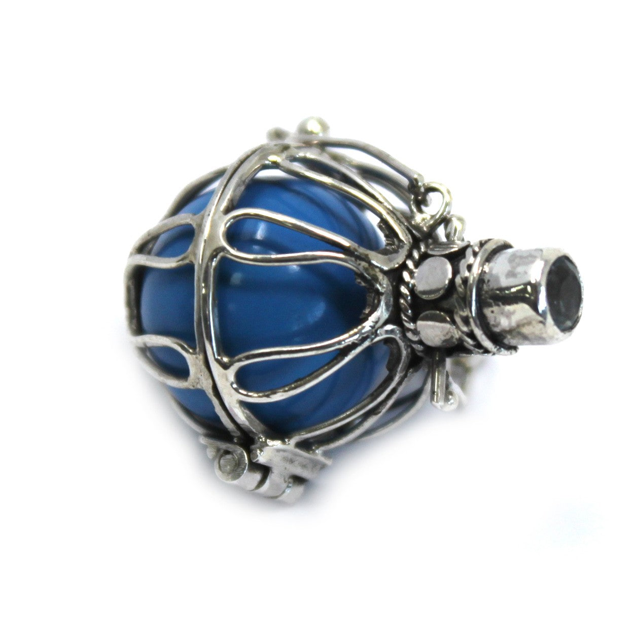 16mm Silver Creativity Angel Bell Necklace