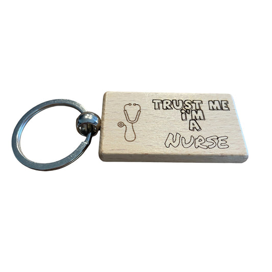 Trust Me, I'm a Nurse Keyring Gift  | Ashton and Finch