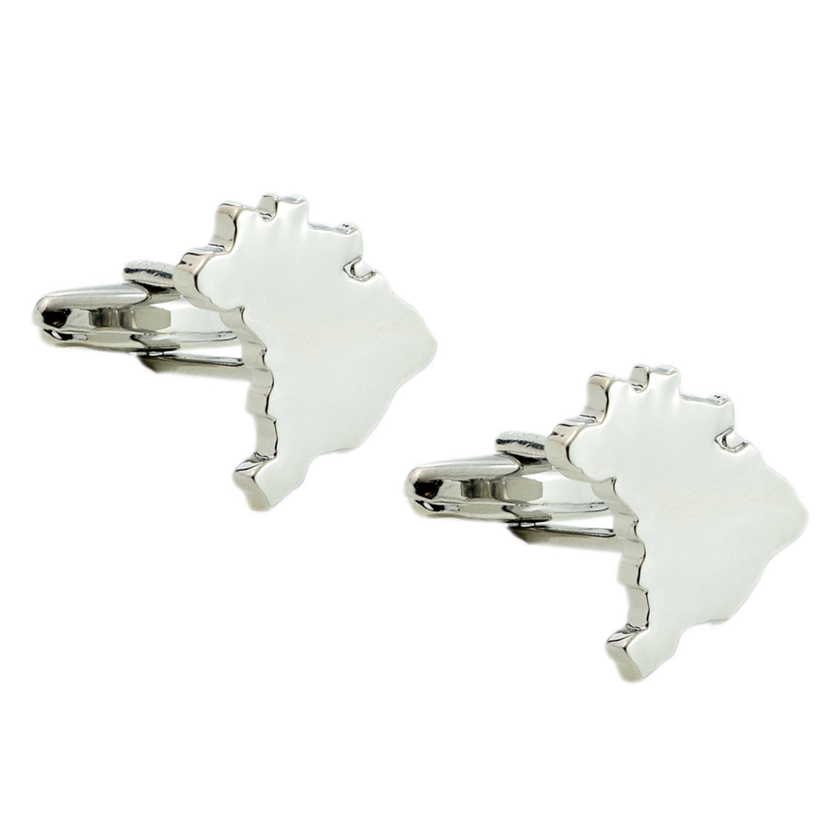Brazil Outline Map Cufflinks | Ashton and Finch