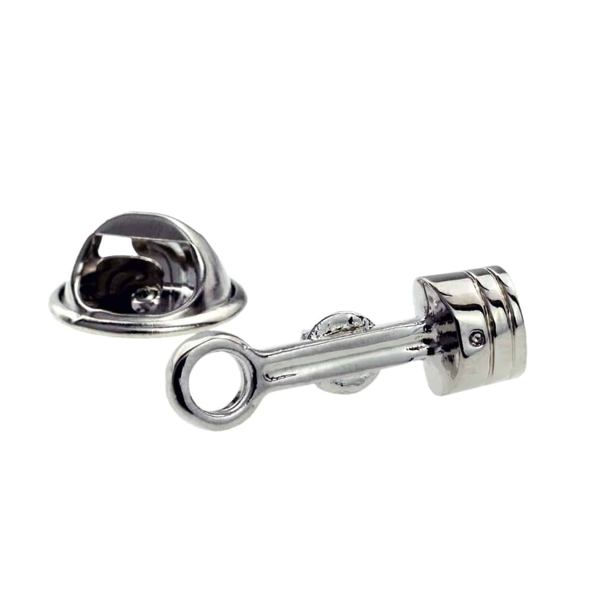 Petrol Head Piston Design Lapel Pin Badge