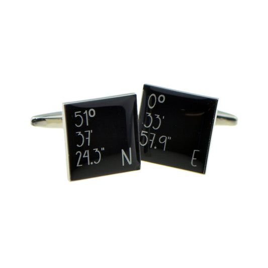 Map Location Personalised Cufflinks | Ashton and Finch
