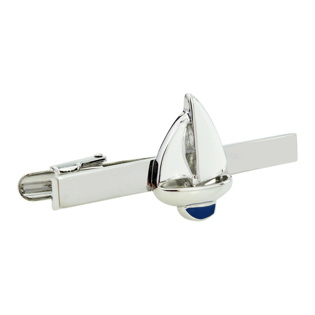 Blue Keeled Yacht Tie Clip  | Ashton and Finch