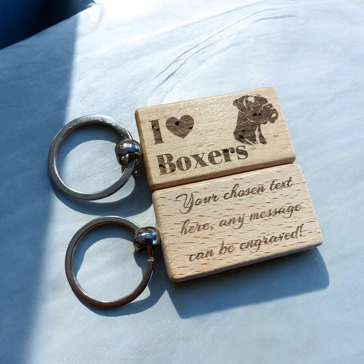 Personalised Boxer Dog Keyring Dog Lover Gift  | Ashton and Finch