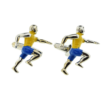 Athletics Running Sprinter Ironman Marathon Cufflinks | Ashton and Finch