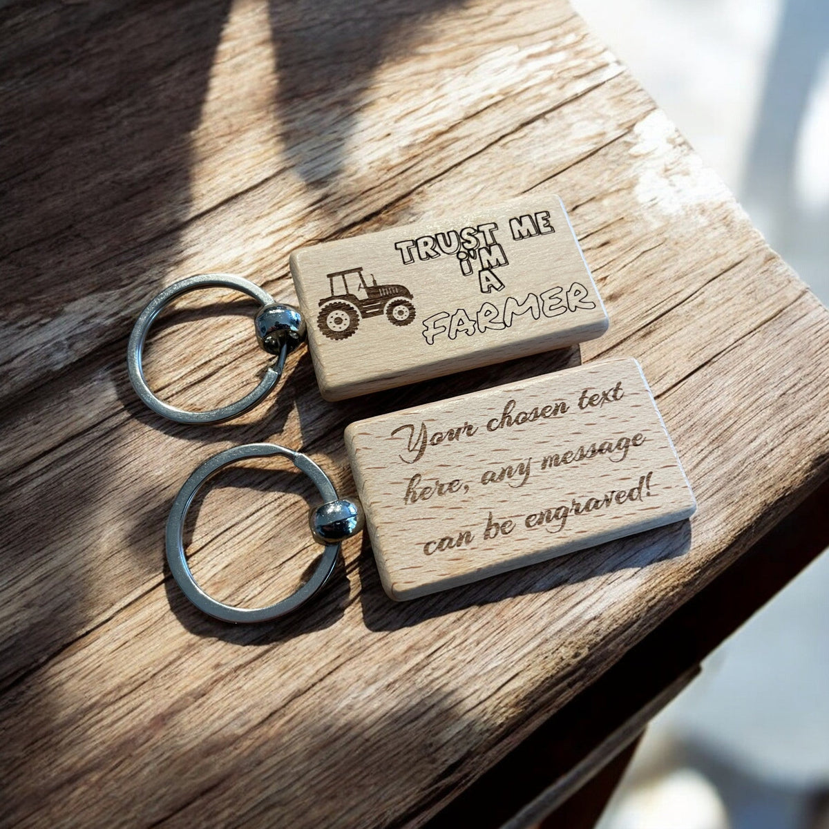 Personalised Farmer Keyring Gift  | Ashton and Finch