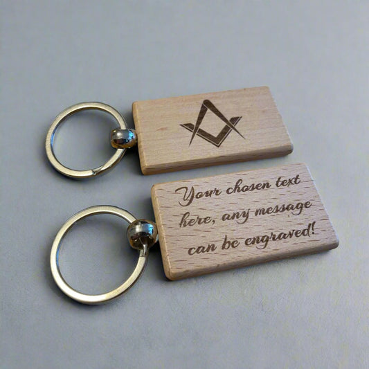 Personalised Masonic Keyring Gift  | Ashton and Finch