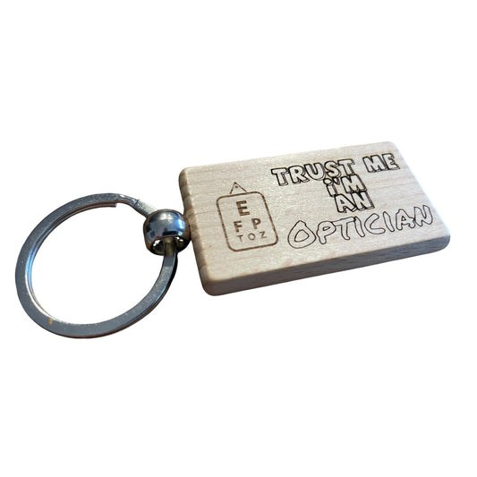 Trust Me, I'm an Optician Keyring Gift  | Ashton and Finch
