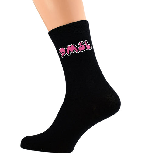 PMSL Design Mens Black Socks| Ashton and Finch