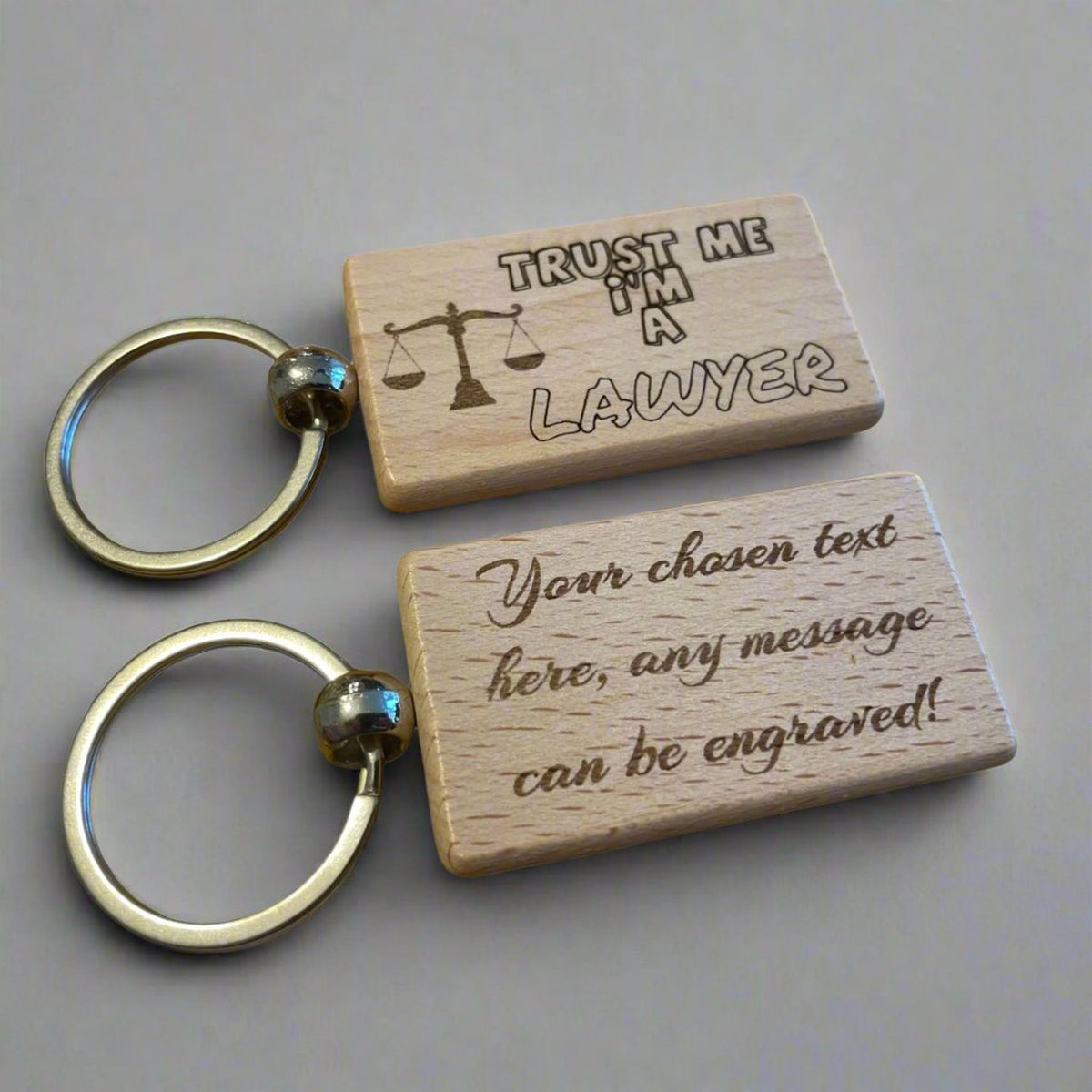 Personalised Lawyer Keyring Gift  | Ashton and Finch