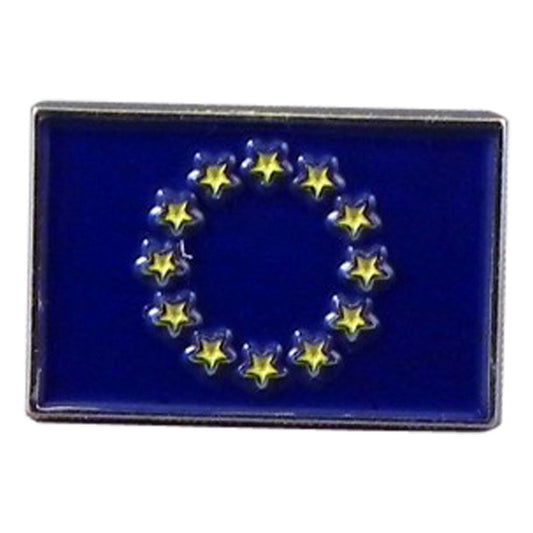 EU Flag for European Union Metal Enamel Lapel Pin Badge
