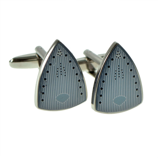 Fun Iron Domed Design Cufflinks | Ashton and Finch