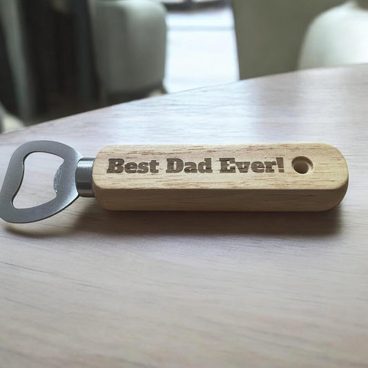 Best Ever Dad Wooden Beer Bottle Opener Gift  | Ashton and Finch
