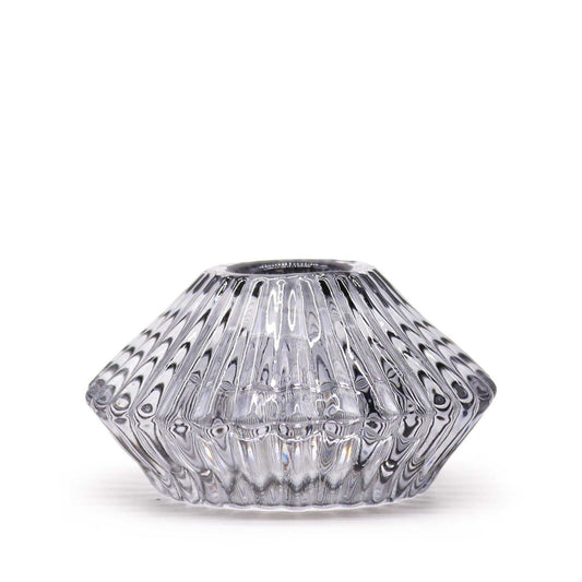 Flower Design Reversible Candle/Tealight Holder – Midnight Grey