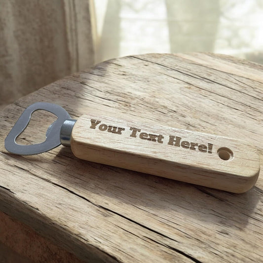 Personalised Wooden Beer Bottle Opener Gift  | Ashton and Finch