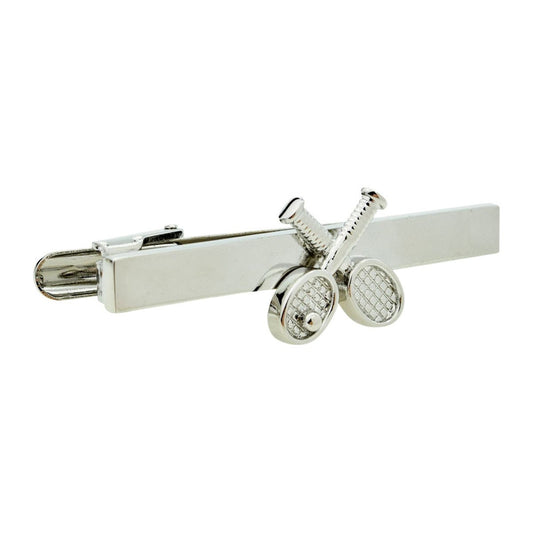 Crossed Tennis Racquets Tie Clip  | Ashton and Finch