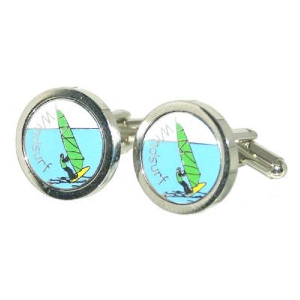 Windsurfers Cufflinks, Ship Sailing Nautical Boat Sea | Ashton and Finch