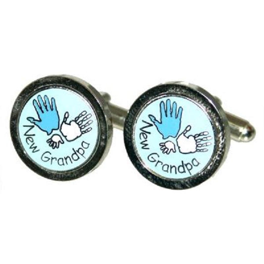 New Grandpa Christening Baby Cufflinks | Ashton and Finch